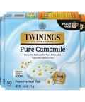 Twinings Lemon & Ginger, Caffeine-Free Herbal Tea Bags, 100 CT Box (1 Pack) | Spicy & Tangy, Ginger, Lemon Peel, Lemongrass, Blackberry Leaves, Soothe Digestion, 100 Foil Lined Individually Wrapped Bags