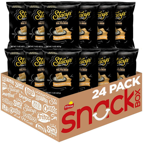 StacyÃƒÂ¢Ã¢â€šÂ¬Ã¢â€žÂ¢s Pita Chips, Cinnamon Sugar, No Artificial Colors or Flavors, 1.5 oz (Pack of 24)