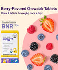Acebiome Bnr Kids Probiotic Metabolism Support Immune Support Maintain Healthy Bone Berry Flavors Chewable 60 Serving (120 Tablets)