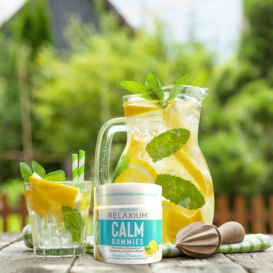 Relaxium Relaxium Calm Gummy Developed in The U.S.A. with Vitamin B6 Magnesium and L-Theanine One Gummy per Serving 60 Gummies