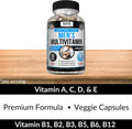 Kaya Naturals Multivitamin for Men Mens Prostate Multivitamin Multi Mineral Daily Supplement Pills for Men Supports Healthy Prostate Vitaminas para Hombres 60 Veggie Capsules