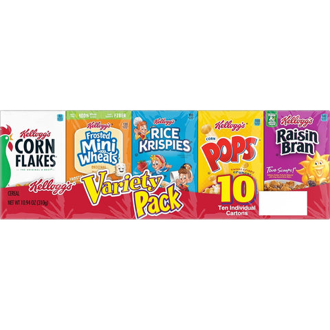 Kellogg Special K Breakfast Cereal, Family Breakfast, Fiber Cereal, Family Size, Variety Pack (3 Boxes)