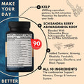 10In1 Kelp Supplement 3 Months 6750Mg Equivalent Extract For Skin, Heart & Immune System Support - Blended Schisandra, Ashwagandh