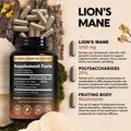 NUTRAHARMONY Lions Mane Mushroom Capsules & Electrolyte Tablets