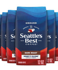 SeattleÃƒÂ¢Ã¢â€šÂ¬Ã¢â€žÂ¢s Best Coffee, Dark Roast Ground Coffee, 6th Ave Bistro, 100% Arabica, 3 Bags (12 oz Each)