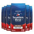 SeattleÃƒÂ¢Ã¢â€šÂ¬Ã¢â€žÂ¢s Best Coffee, Dark Roast Ground Coffee, Henry's Blend, 100% Arabica, 6 Bags (12 oz Each)