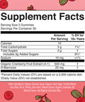 MaryRuth's Organic Cranberry 60 Gummies