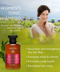 APIVITA Womens Tonic Shampoo 8.45 fl.oz. Hippophae Vitamin A E Natural Womens Shampoo that Promotes Hair Growth and Strengthens Hair to Prevent Hair Loss Shampoo