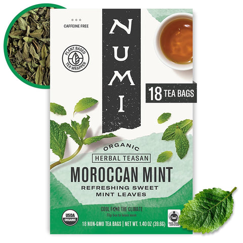 Numi Organic Matcha Toasted Rice Tea, 100 Green Tea Bags, Medium Caffeine