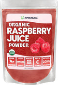 Xprs Nutra Organic Raspberry Juice Powder - Raspberry Powder Supplement - Raspberry Juice Powder Organic Fruit - Immune System Support with Vitamin C - Vegan Smoothie and Drink Supplement - (8 oz)