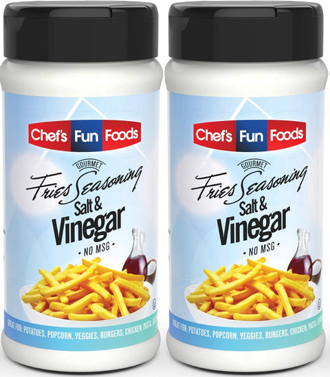 Gourmet Fries Seasonings Bottle, Salt and Vinegar, 12 Ounce