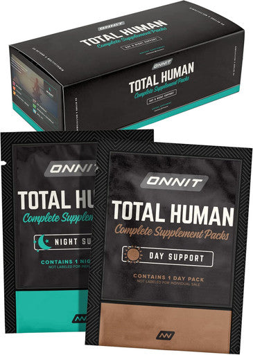 Onnit Total Human Day and Night Vitamin Packs for Men and WomenCapsule 30-Day Supply - Adult Multivitamin