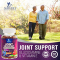 Nature'S Nutrition Nature's Joint Support Glucosamine Gummies Plus Vitamin E - Joint Support Supplement for Occasional Discomfort for Back Knees & Hands - Joint Health & Flexibility Supplement - 60 Gummies