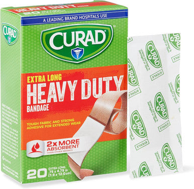 Curad Extreme Lengths 20 Bandages (Pack of 3)