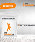 BulkSupplements.com Glucosamine HCl Powder - Glucosamine HCl 1000mg - Joint and Knee Supplements - Supplements for Men Bodybuilding (100 Grams - 3.5 oz)