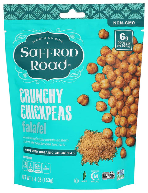 SAFFRON ROAD Organic Sea Salt Chickpeas 5.4 Ounce