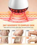 Multford Rechargeable Lymphatic Drainage Massager & Cellulite Massage Tool With 3000MahFascia Blaster For Reduce Stretch Marks For Legs Arms & BellyBody Sculpting Machine With Microcurrent For Office Travel