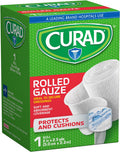 Curad SoothePlus Prosorb Rolled Gauze 2" x 2.5 yd. Not Made from Natural Rubber Latex Pack of 24