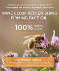 APIVITA Wine Elixir Replenishing Firming Face Oil 1.01 fl.oz. Powerful AntiAging Face Oil with Vitamin E Greek Grape Seed Oil for Reducing Appearance of Wrinkles Dermatologist Tested Facial Oil