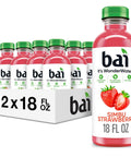 Bai Antioxidant Infused Water Beverage, Molokai Coconut, with Vitamin C and No Artificial Sweeteners, 18 Fluid Ounce Bottle, 12 Pack
