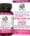 Maryruth Organics Probiotic Collagen 1 Month Supply Collagen Pills Collagen & Probiotic Capsule for Hair Skin & Nails Biotin for Adults Vegan Non-GMO Gluten 60 Count