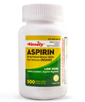 TIME-CAP LABS, INC. Timely - Low Dose Aspirin 81Mg - 500 Tablets - Compared To The Active Ingredient In Bayer Low Dose - Enteric Coated Low Strength - Pain Reliever For Minor Aches And Pains, Fever Reducer - Made In Usa
