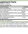 Bronson Turmeric + Ginger Extra Strength Joint Health & Digestion Support With Bioperine, Non-Gmo, 60 Vegetarian Capsules