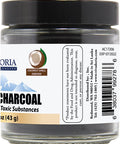 Viva Doria Virgin Activated Charcoal Powder, Coconut Shell Derived, Food Grade, 1.5 Oz Glass Jar (43 Grams)