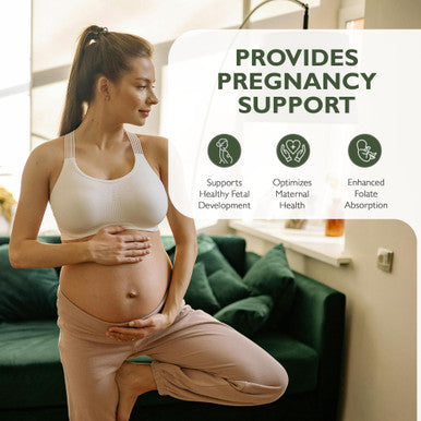 Barefoot Nutrition - Mums Pregnancy Support - Comprehensive Daily Nutrient Support for Before During and After Pregnancy - Contains Folic Acid Vitamin D3 B12 and More - 60 Vegan Capsules