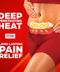 Thermacare Menstrual Heating Pads For Cramps & Back Pain Relief - Adhesive Heat Wraps For Period Pain - Portable Drug-Free Heat Therapy For Daily Comfort & Discreet Wear - Up To 8 Hours 6 Count