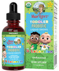 Maryruth Organics Cocomelon Toddler Probiotic Liquid Drops | Kids Probiotics for Ages 1-3 | Digestive Health | Immune Support Supplement | USDA Organic | Sugar | Vegan | Gluten | 1 Fl Oz