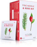 Nutra Tea - Pine Needle & Rose Hip Tea | Pine Needle Tea | Rose Hips Tea - 40 Tea Bags - Herbal Tea - (2 Pack)