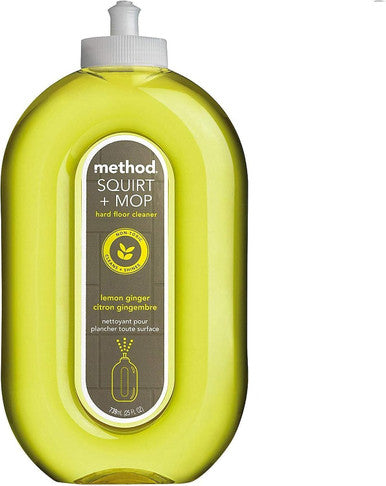 Method Squirt & Mop Hard Floor Cleaner - Lemon Ginger - 25 Fl Oz (Pack of 2)