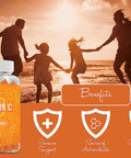 Sugar Free Vitamin C Gummies - 80mg Vitamin C per Gummy Bear - Vegan, Kosher, Halal - Health Canada Licensed - 2 months supply - by immuneamins