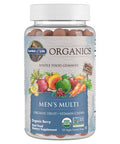 Garden of Life Organics Men'S Gummy Vitamins - Berry - Certified Organic Non-Gmo Vegan Kosher Complete Multi - Methyl B12 C & D3 - Gluten Soy & Dairy Free 120 Real Fruit Chew Gummies