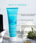 purlisse Blue Lotus Balancing Moisturizer Cruelty clean Paraben Sulfate Antiageing White Tea calms skin Vitamin E Hydrates 1.7oz
