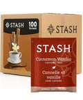 Stash Tea Peppermint Herbal Tea, Box of 100 Tea Bags | Cooling, brisk peppermint flavor with refreshing herbal notes, Non-GMO Project Verified and foil-sealed freshness