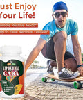 Liposomal GABA with L-Theanine Supplements 1200mg - High Absorption GABA Complex with Ashwagandha, Chamomile, Tart Cherry Herbal Supplements for Men and Women, 60 Softgels