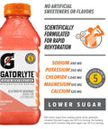 Gatorlyte Rapid Rehydration Electrolyte Beverage Kiwi Strawberry, 20 Oz Bottle