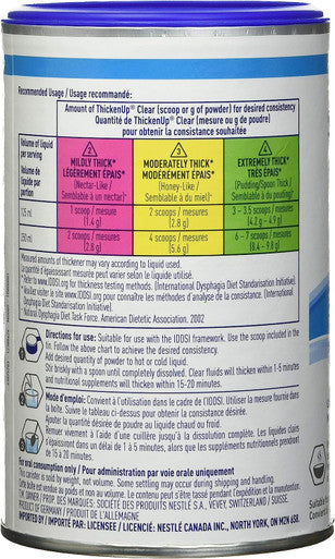 Resource Thickenup Clear, Instant Food and Drink Thickener, 125g Canister