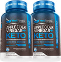 Herbtonics Apple Cider Vinegar Capsules With The Mother Plus Keto Bhb - For Women & Men - Energy & Focus - 240 Vegan Pills