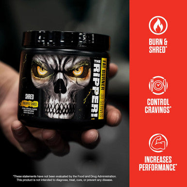 Jnx Sports The Ripper Shredding Thermogenic Fat Burner - Pineapple Shred 30 Servings Advanced Fast Acting Thermogenic Pre-Workout, Appetite Suppressant For Men & Women