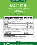 Nature's Truth MCT Oil Capsules | 100 Softgels | Keto Friendly Coconut Oil Pills | Non-GMO, Gluten