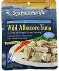 Sea Fare Pacific Wild Caught Albacore Tuna Salt Pouch 6 Ounce (Pack of 12)