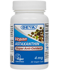Deva Nutrition LLC - Vegan Astaxanthin 4 mg 30 Veggie Capsules