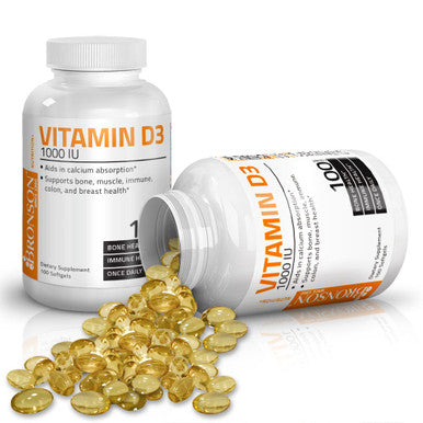 Bronson Vitamin D3 - 1,000 IU 100 Count