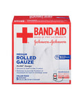 BAND-AID First Aid Rolled Gauze Sterile Roll, Medium 5 ea