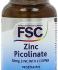 Food Supplement Company FSC Zinc Picolinate 30mg 90 Capsules