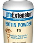 Life Extension Biotin 30 grams