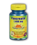 Nature's Life Pancreatin Tablets 1400 Mg 100 Count